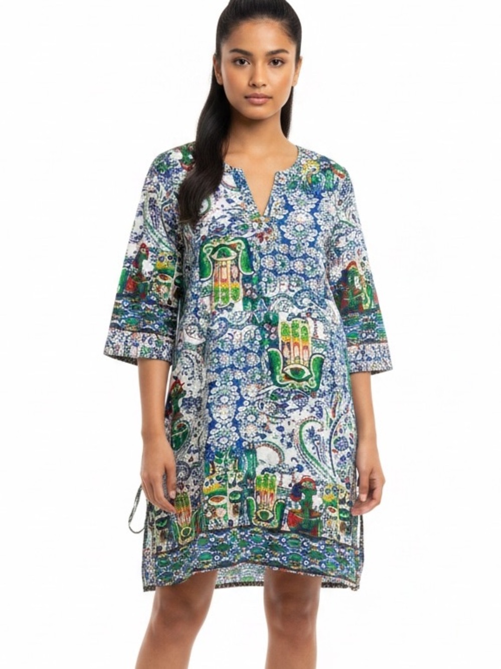 Made in Italy Boho Tunic Coverup M/One Sz